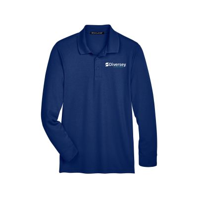 Men's Tall Diversey Performance Long Sleeve Polo